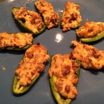 Zesty Low-Carb Jalapeno Peppers Stuffed With Sausage and Cheese