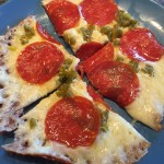 Two-Minute Low-Carb Crustless Keto Pepperoni Pizza