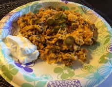 Low-Carb Keto Breakfast: Chorizo and Eggs